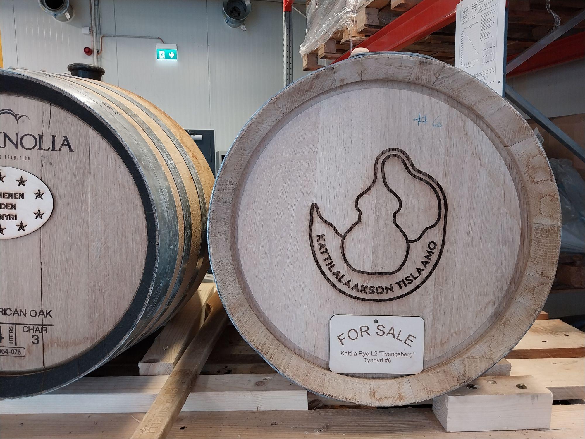 Kattilalaakson viskit tynnyreissä